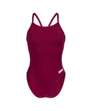 Women's Arena Team Swimsuit Challenge Solid Redfandango-white