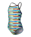 Marine-turquoise Starfish Lightdrop Back-meisjesmeisje