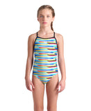 Marine-turquoise Starfish Lightdrop Back-meisjesmeisje