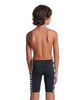 Boy's Racing Stripe Swim Jammer Black-Black