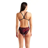 Arena Women's Swimsuit graphic challenge back multi black