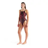 Arena Women's Swimsuit graphic challenge back multi black
