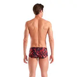 Men's graphic swim low waist short multi black