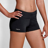 Women's Swim Boy Leg Brief Still Black Solid