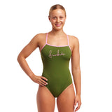 Women's One Piece Single Strap Glamo Camo