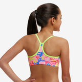 Girl's Swim Crop Top Rock Star