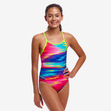 Girls Diamond Back One Piece Lost Ocean
