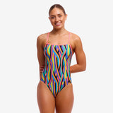 Women's One Piece Single Strap Curl Curl