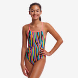 Girls Single Strap One Piece Curl Curl