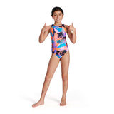 ECO ALLOV PULSEBACK NAV/ROOD meisjesshirt