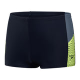 Aquashort Plastisol Placement Garçon Noir - Vert