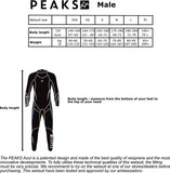 PEAKS wetsuit AZUL Heren