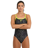 Women's Fireworks Swimsuit Challenge Back Softgreen-Multi
