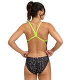 Women's Fireworks Swimsuit Challenge Back Softgreen-Multi