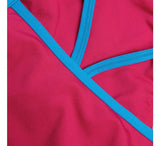 Women's Solid Vback One Piece Magenta Haze