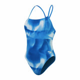 Women's Allover Digital TieBack One Piece Acide rain blue
