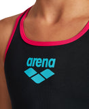 Meisjes Swim Love Pro Back JR One Piece Zwart - Freak Rose