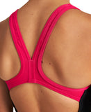 Meisjes Swim Love Pro Back JR One Piece Zwart - Freak Rose