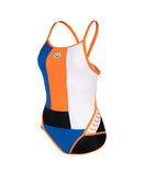 Women's Arena Icons Swimsuit Super Fly Back Panel Black-White-Nespola