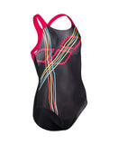 Meisjesbadpak Swimpro Back Placement Zwart - Freak Rose