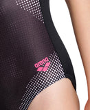 Meisjesbadpak Swimpro Back Placement Zwart - Freak Rose