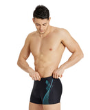 Short Taille Basse Crazy Labyrinth Homme Multi - Noir