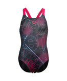 Girls' Galatics Pro Swimsuit Pro Back Black-Freakrose