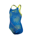 Girls' Galatics Pro Swimsuit Pro Back Royal-Softgreen