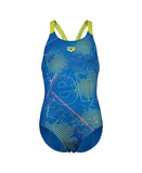 Girls' Galatics Pro Swimsuit Pro Back Royal-Softgreen