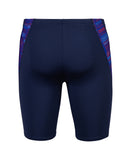 Men's Slow Motion Swim Jammer Navy-Neonblue