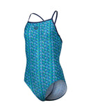 Marine-turquoise Starfish Lightdrop Back-meisjesmeisje
