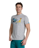 Planet Water T-Shirt Grijs-gemêleerd