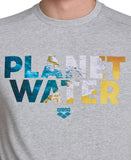 Planet Water T-Shirt Grijs-gemêleerd