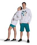 Planet Water Hooded Sweat White