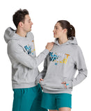 Sweat à capuche Planet Water Gris-chiné