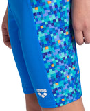 Garçons Pooltiles Swim Jammer bleu rivière-bleu