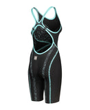 Dames Powerskin PRIMO SL OB zwart-peterblauw