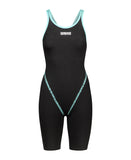 Dames Powerskin PRIMO SL OB zwart-peterblauw