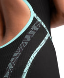 Dames Powerskin PRIMO SL OB zwart-peterblauw