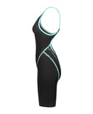Dames Powerskin PRIMO SL OB zwart-peterblauw