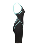 Dames Powerskin PRIMO SL OB zwart-peterblauw