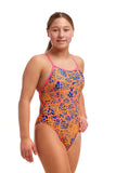 Meisjes Single Strap One Piece Hide Pride