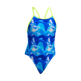 Diamond Back-badpak voor meisjes, duik erin