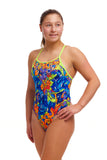 Girls' Diamond Back One Piece Mixed Mess