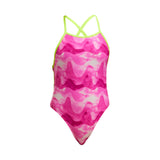 Girls' One Piece Tie Me Tight Pink Caps
