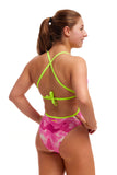 Girls' One Piece Tie Me Tight Pink Caps