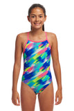 Girls Tie Me Tight One Piece Streaky Strokes