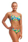 Women's Swim Sports Brief Blocked Dotty