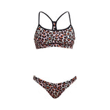 Women's Swim Crop Top Some Zoo Life