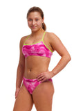 Girl's Sports Brief Pink Caps